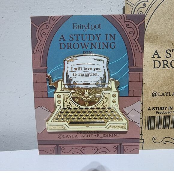 Fairyloot A Study in Drowning Pin - Picture 2 of 2